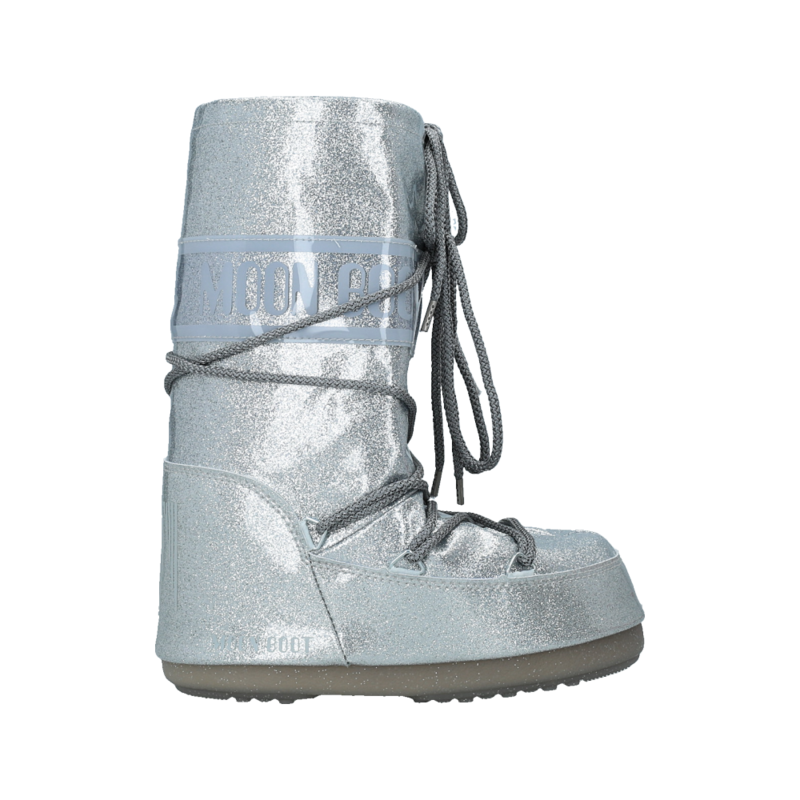 Ženske čizme Moon Boot Icon Glitter Silver