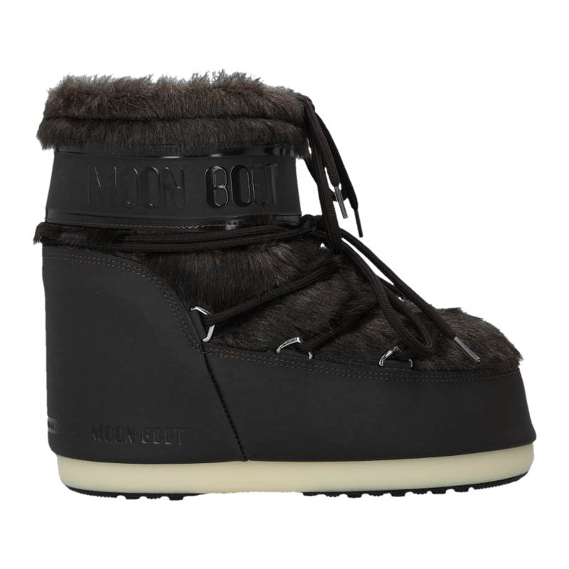 Ženske čizme Moon Boot Icon Low Faux Fur Brown