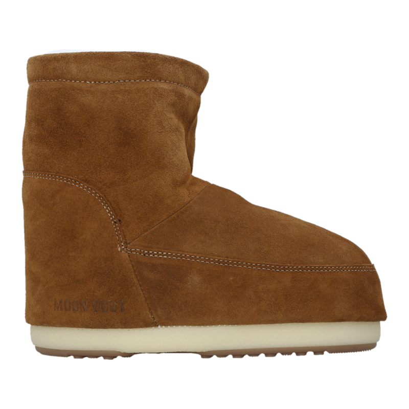 Ženske čizme Moon Boot Icon Low Nolace Suede Cognac