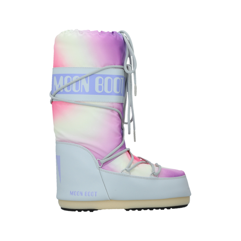 Ženske čizme Moon Boot Icon Tie Dye Glacier Grey