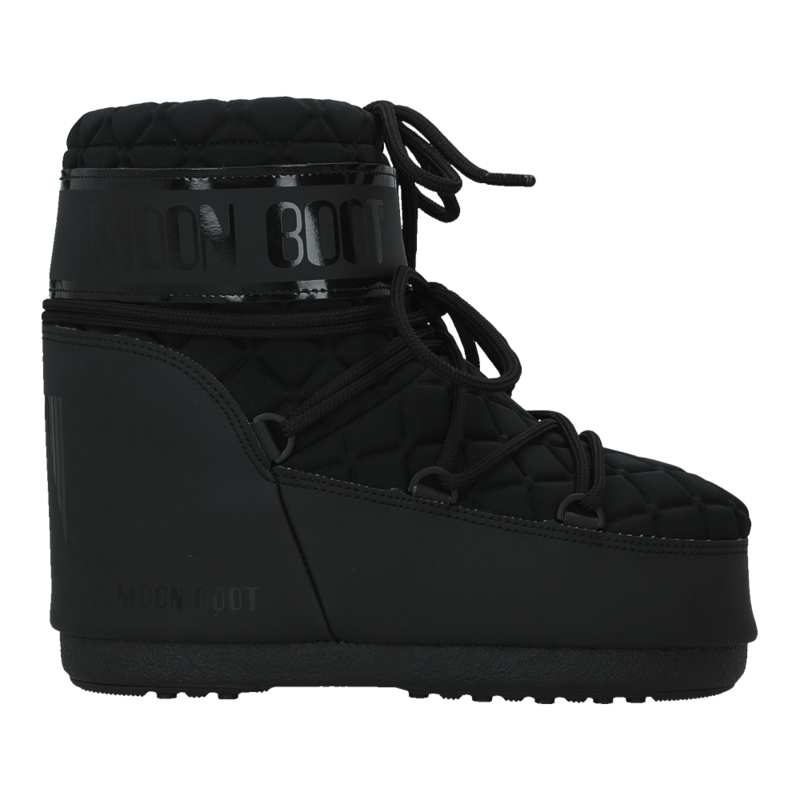 Ženske čizme Moon Boot Icon Low Quilt Black