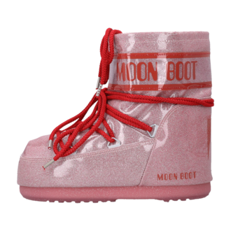 Ženske čizme Moon Boot Icon Low Glitter Pink