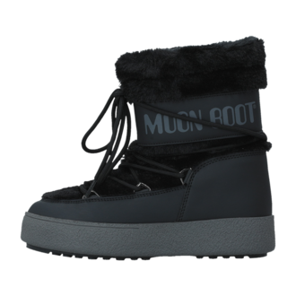 Ženske čizme Moon Boot Ltrack Faux Fur Wp Black